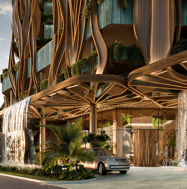 Eywa exterior at the Dubai Water Canal