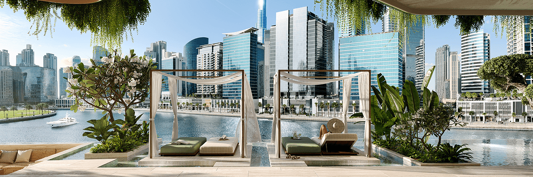 Eywa terrace with canal view